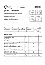 DataSheet SPP02N60C3 pdf